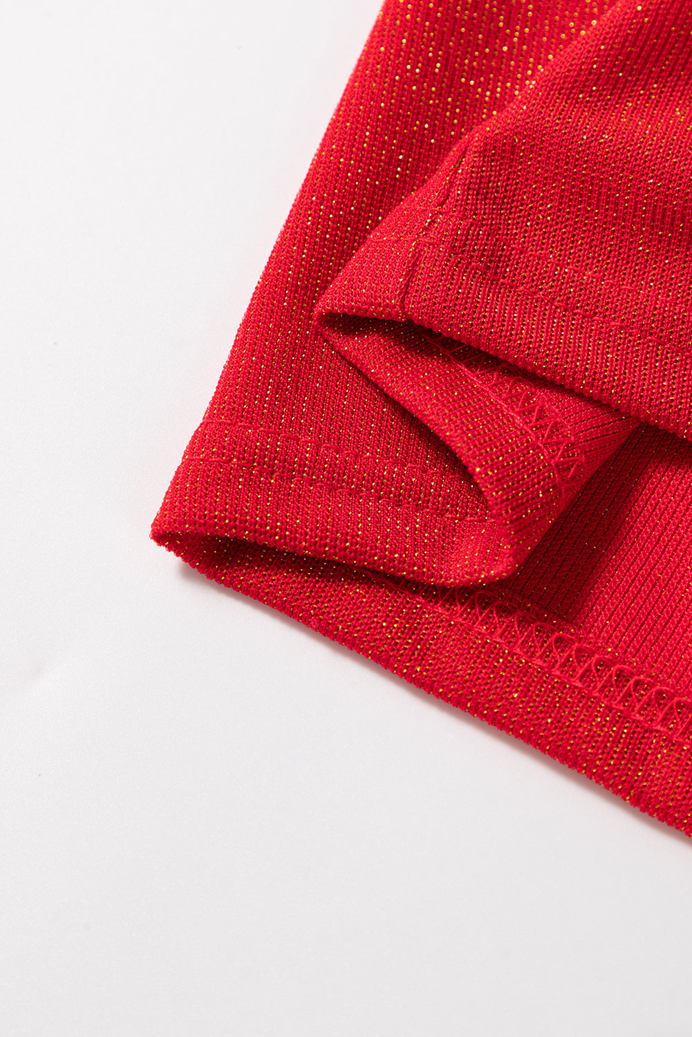 Racing Red w/ Black Bow Blouse