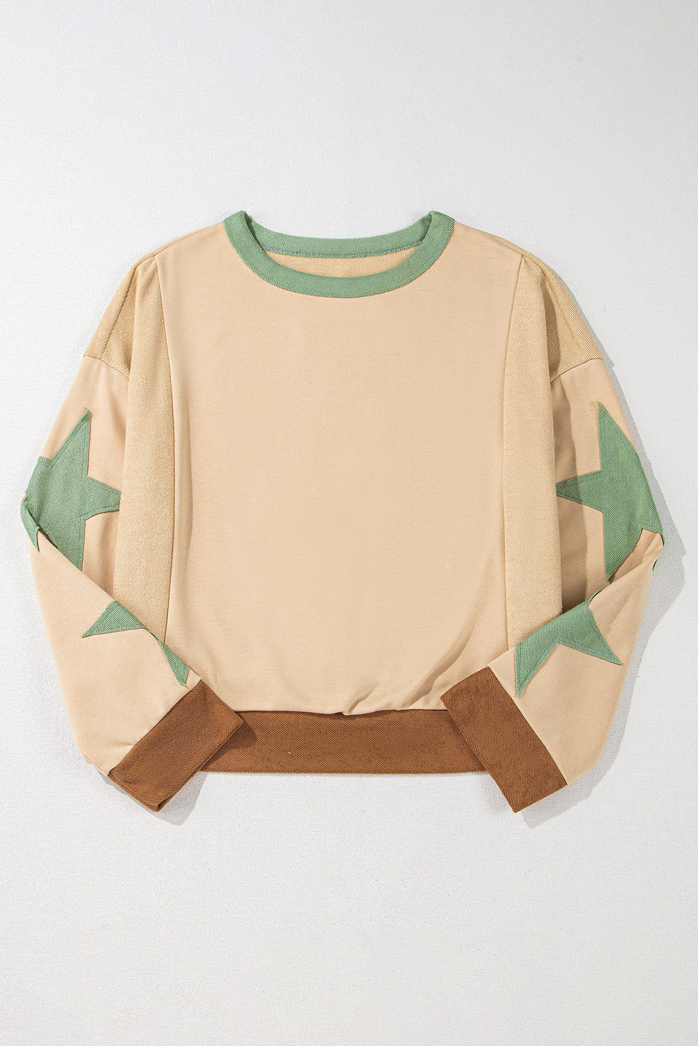 Multicolor STAR Parchment Patchwork Top