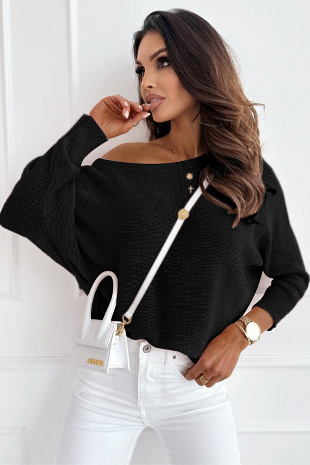 Sexy Back Bowknot Sweater