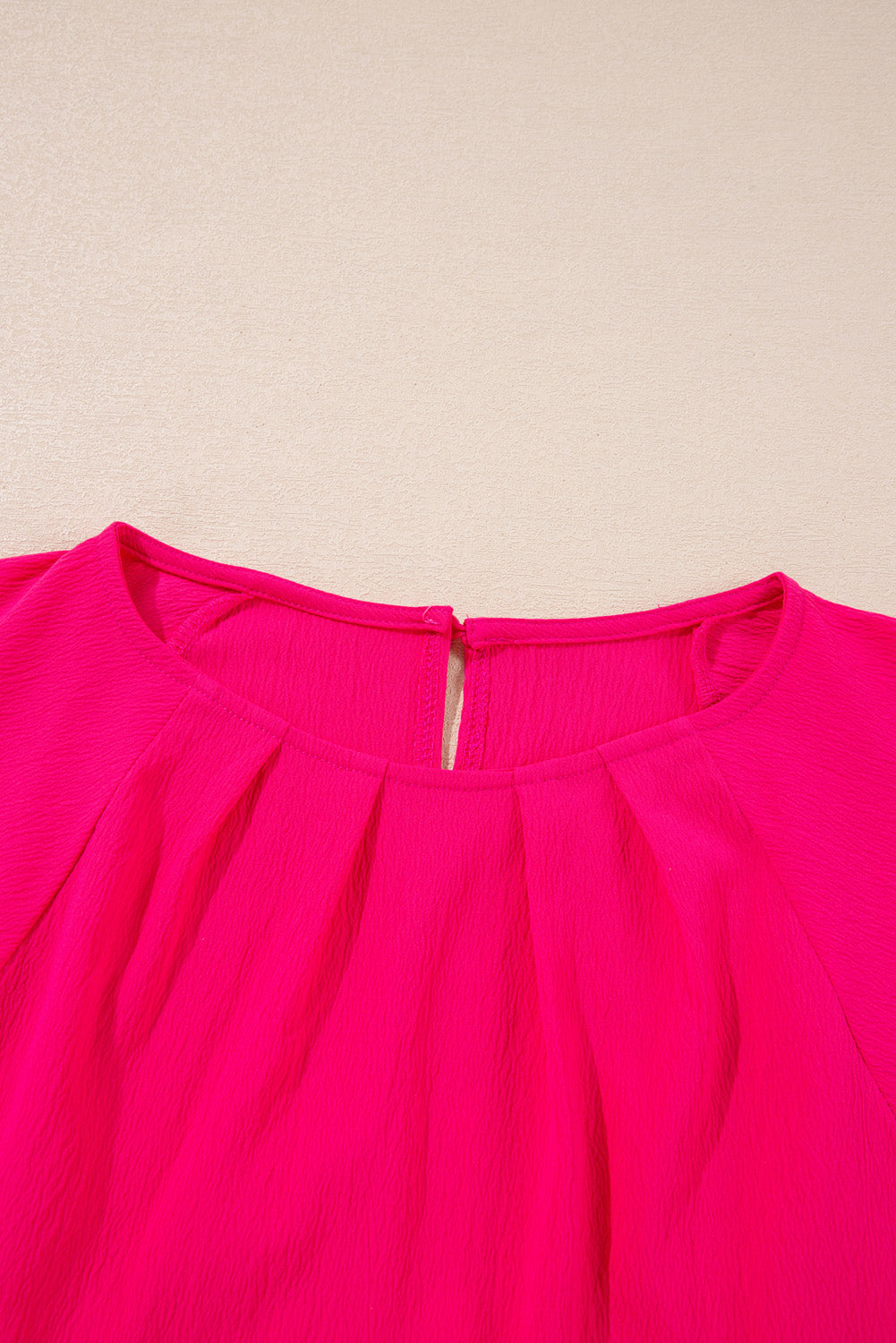 Strawberry Pink Floral Embroidered Blouse - PS