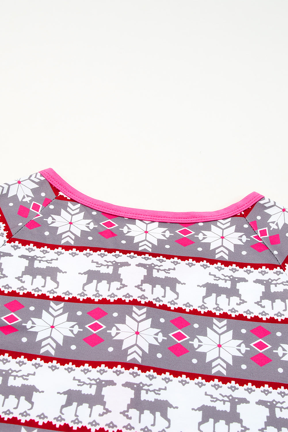 Rose-Reindeer Henley PJ Dress