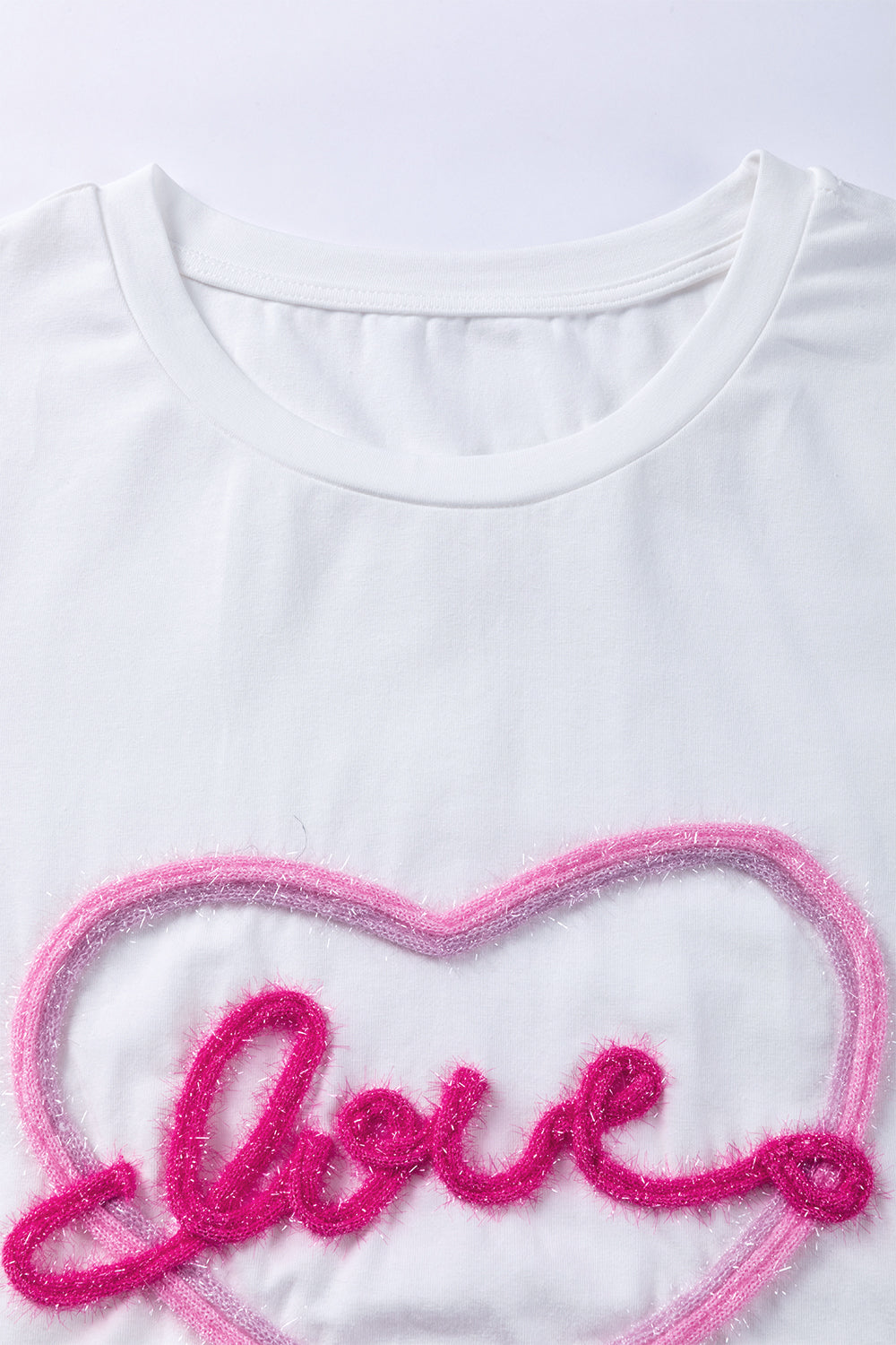 Valentines Love V-Love Tinsel Tee