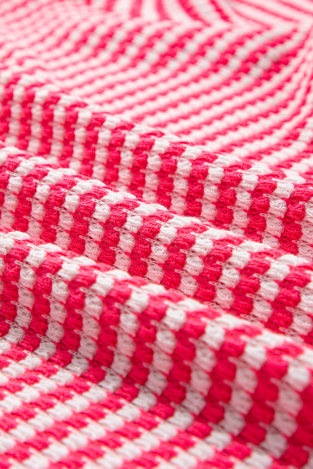 Red Rose Striped Long Sleeve Top