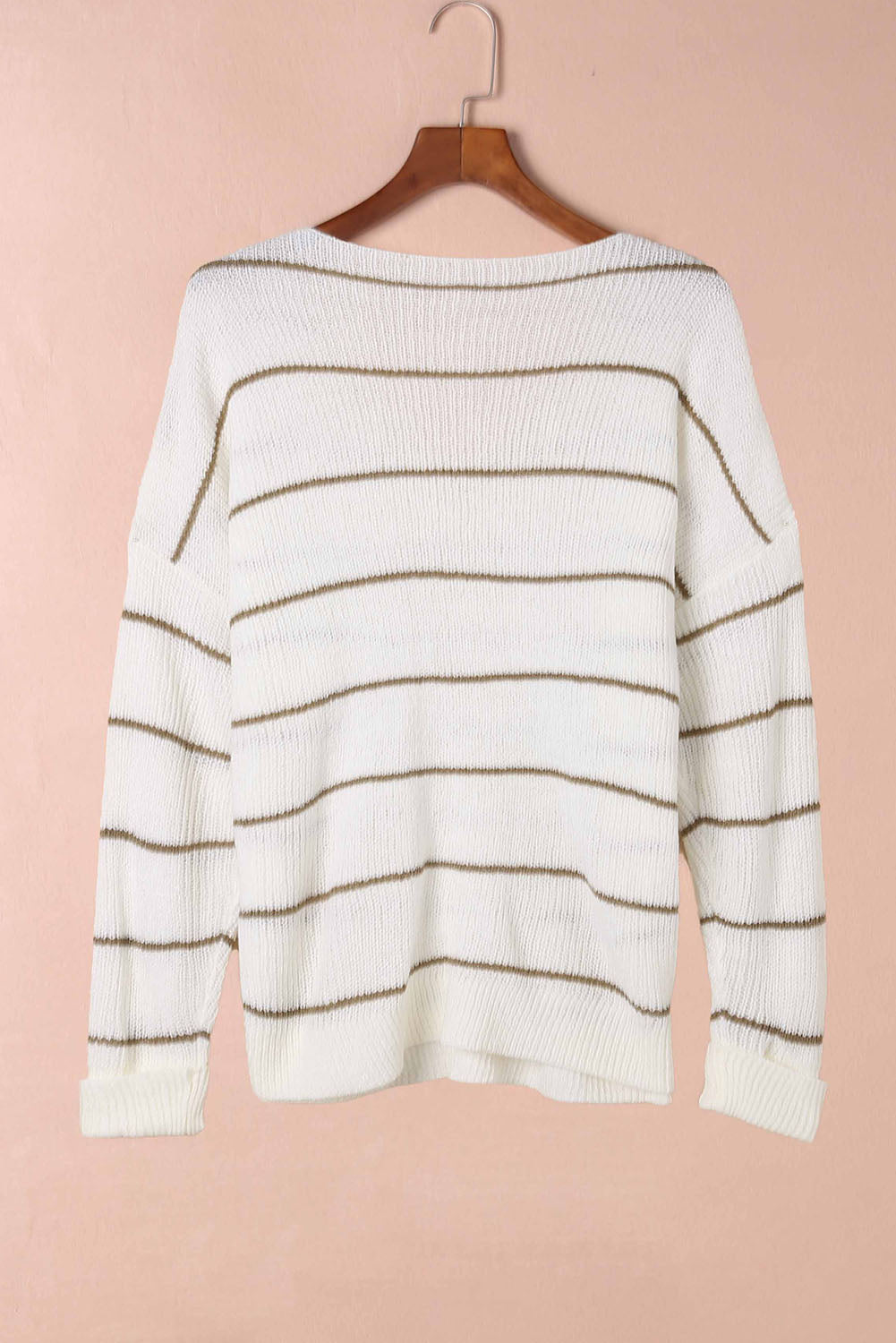Stripe Chest Pocket Sweater