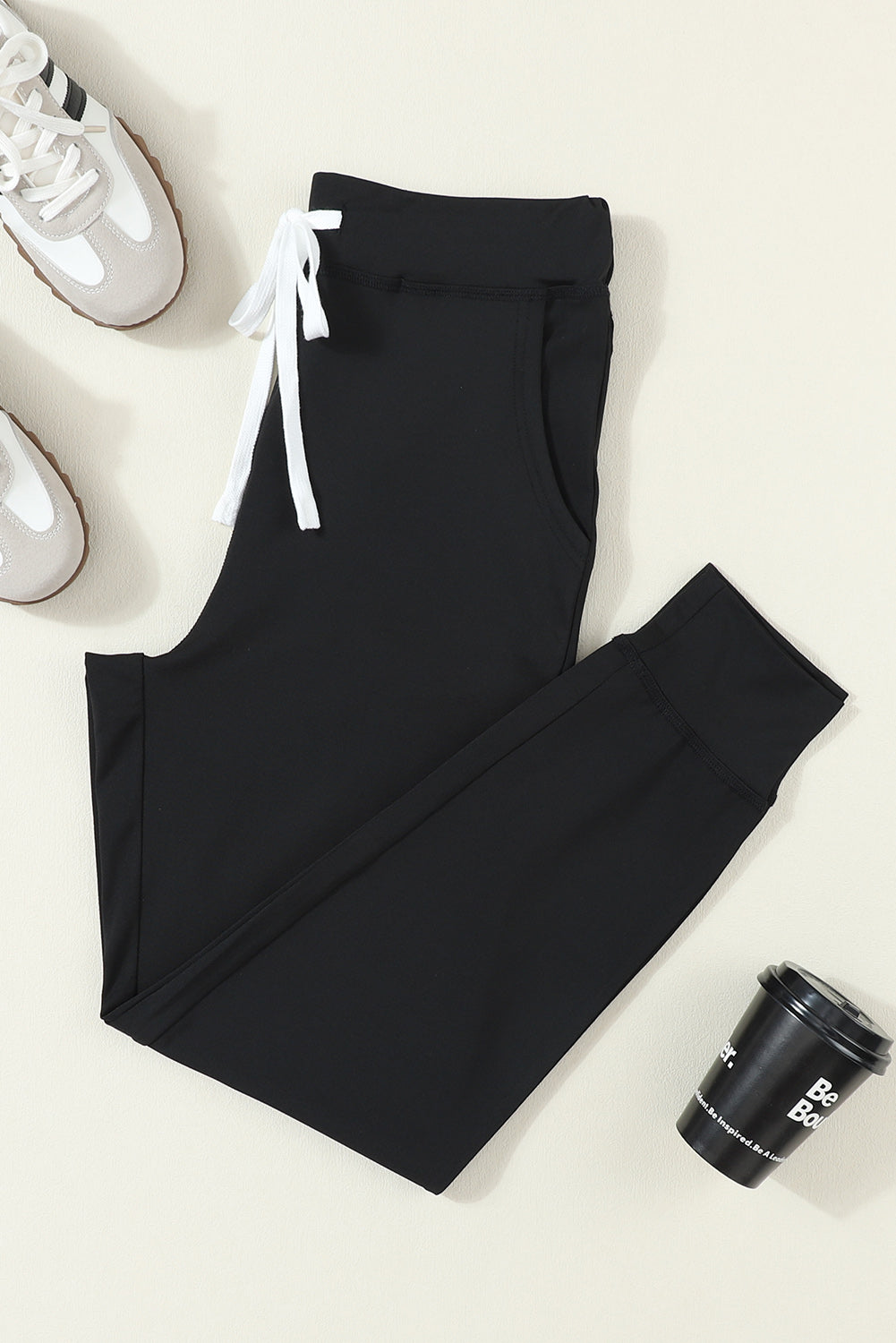 Drawstring Waist Joggers
